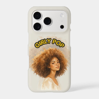 Girly pop Light Brown Afro Phone Case