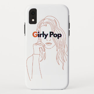 Girly Pop - Orange/Brown iPhone XR Case