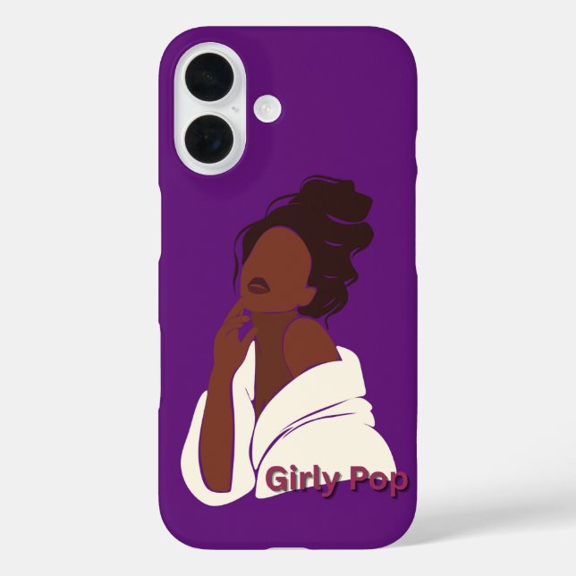 Girly pop phone case iphone 16 (Back)