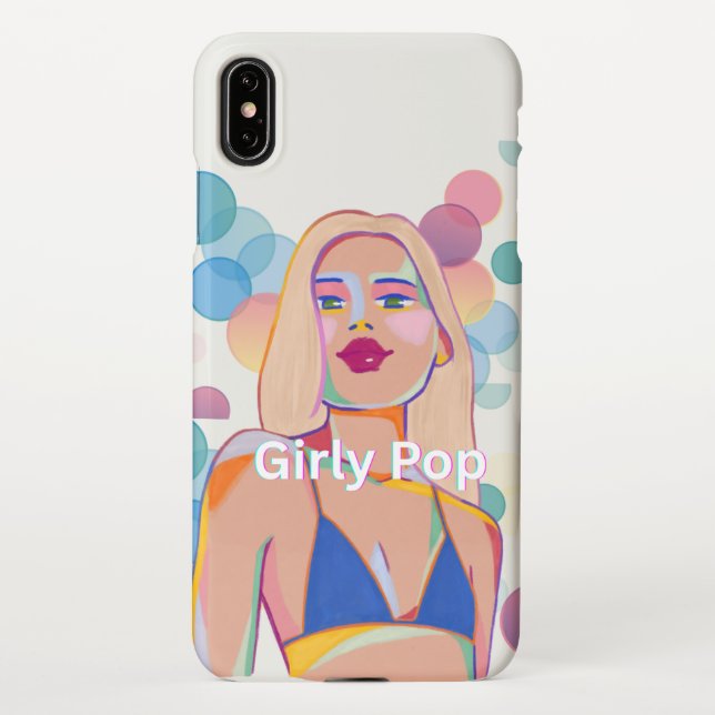 Girly pop phone case party girl iphone (Back)