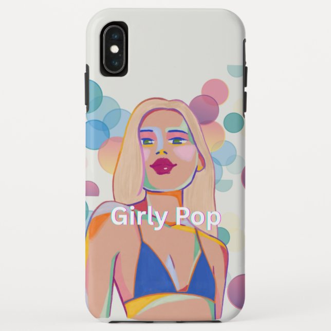 Girly pop phone case party girl iphone (Back)