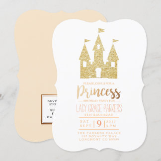 Girly Princess Birthday | Themed Party Invitation
