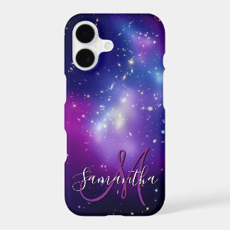 Girly Purple Celestial Photo Monogram