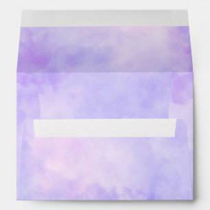 Girly Purple Pink Tie Dye Envelope
