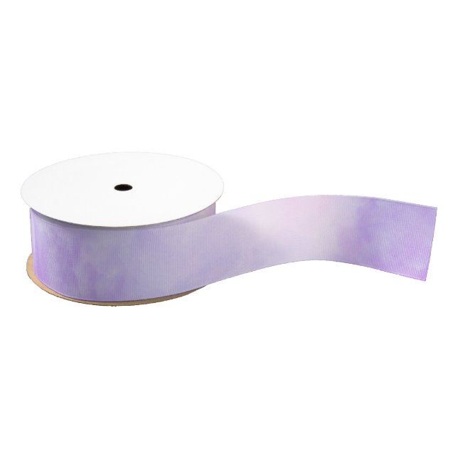 Girly Purple Pink Tie Dye Grosgrain Ribbon (Spool)