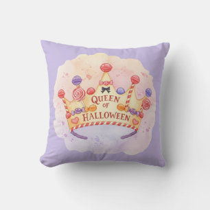 Girly Queen of Halloween Cushion