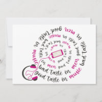 Girly quote Good taste in music bad taste in men