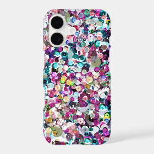 Girly Rainbow Faux Sequins Bling