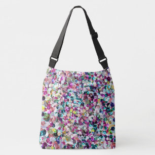 Girly Rainbow Faux Sequins Crossbody Bag