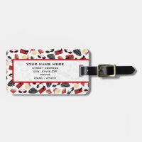 Girly Red Accessories Luggage Tag