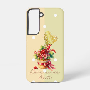 Girly Religious Dot Berry Floral Cupcake Heart Samsung Galaxy Case
