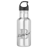 Girly Script Artsy Sketched Monogram Name Cute
