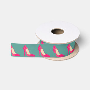 Girly shoes ribbon satin ribbon