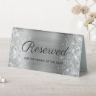 Girly Silver Glitter and Foil Reserved