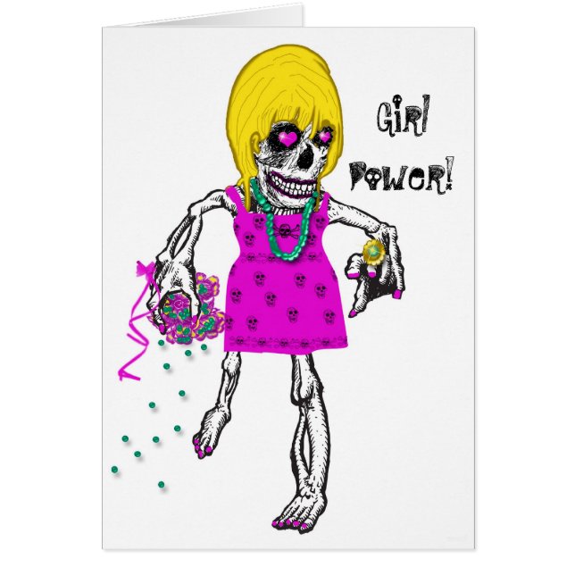GIRLY SKELTON Card (Front)