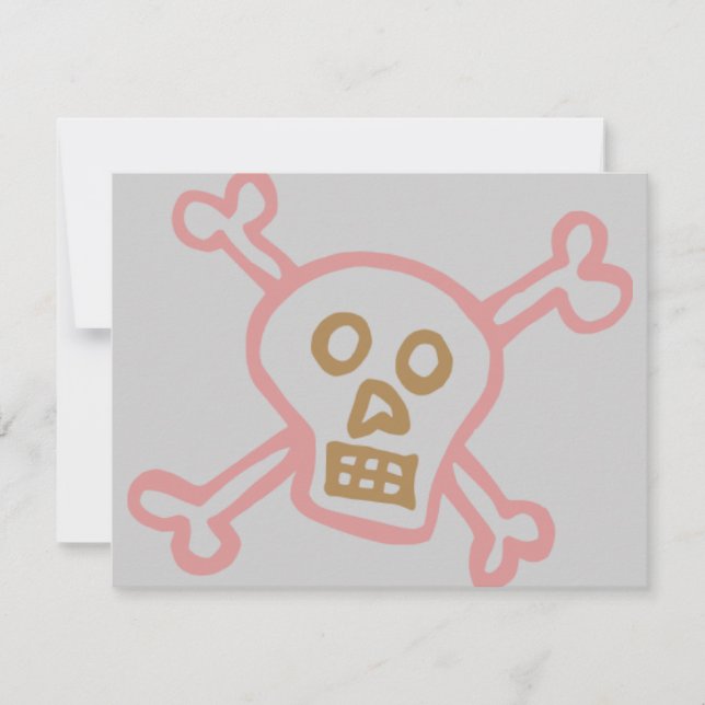 GIRLY SKULL AND CROSSBONES (Front)