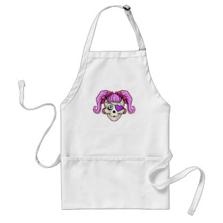Girly Skull Design Standard Apron