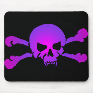 Girly Skull of the Undead Mouse Mat