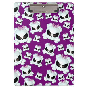 Girly Skullz Clipboard