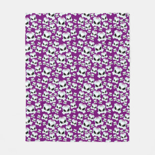 Girly Skullz Fleece Blanket