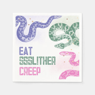 Girly Snake Party Napkins