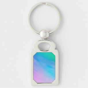Girly Soft Rainbow Sky Key Ring