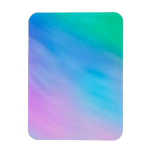 Girly Soft Rainbow Sky Magnet