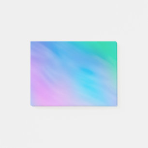 Girly Soft Rainbow Sky Post-it Notes