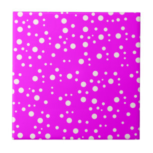 Girly Solid Pink Fuchsia Wall Light Bright Pink Tile