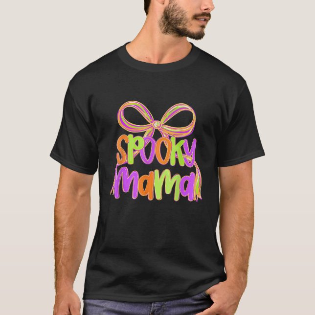 Girly Spooky Ghost  T-Shirt (Front)