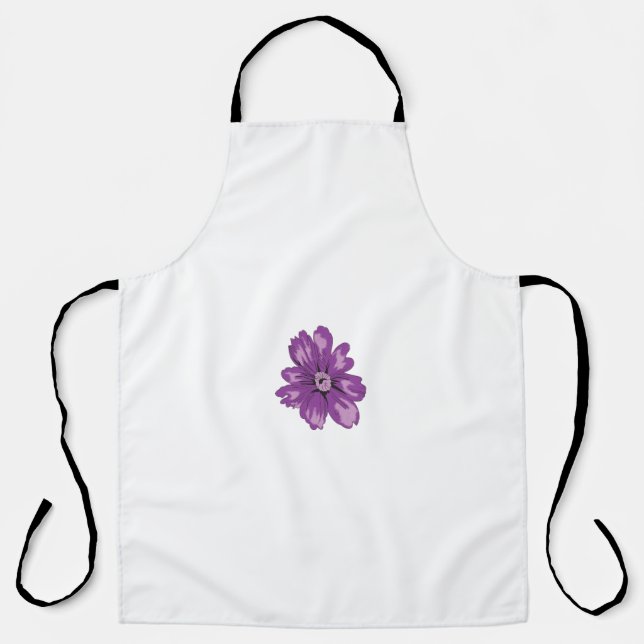 Girly Style, Light Eggplant, Bleached Cedar Apron (Front)