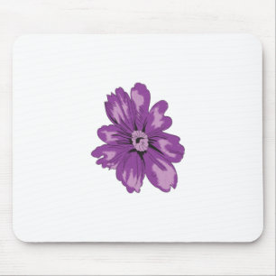 Girly Style, Light Eggplant, Bleached Cedar Mouse Mat