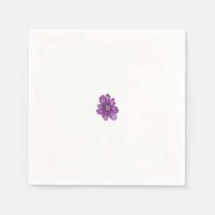 Girly Style, Light Eggplant, Bleached Cedar Napkin