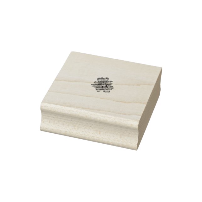 Girly Style, Light Eggplant, Bleached Cedar Rubber Stamp (Stamp)