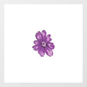 Girly Style, Light Eggplant, Bleached Cedar Window Cling