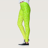 girly summer fresh green yellow lemon pattern