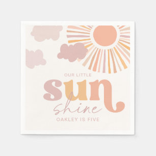 Girly Sun Party Napkins