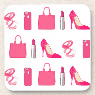 Girly things design coaster