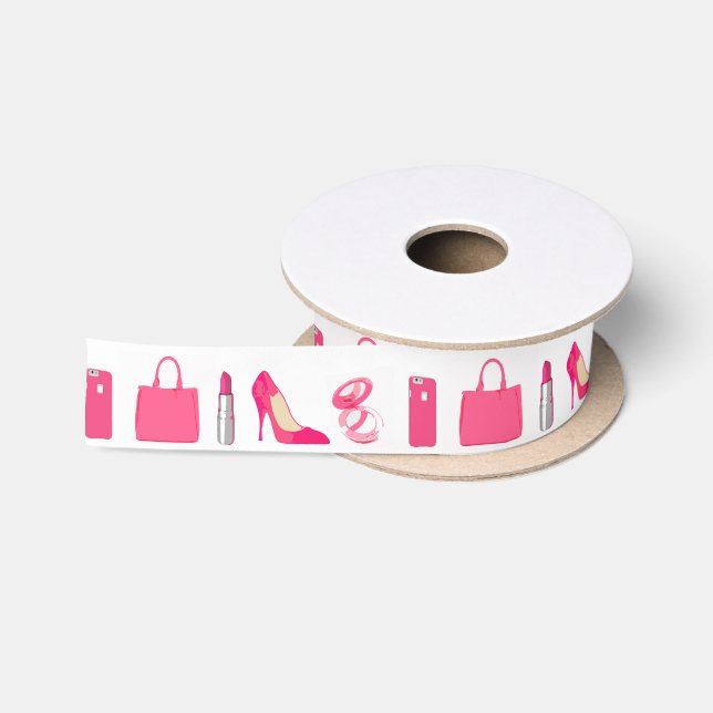 Girly things ribbon satin ribbon (Spool)