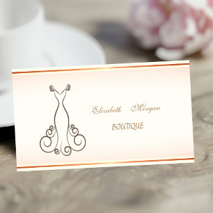 Girly Trendy Modern Elegant ,Dress Business Card
