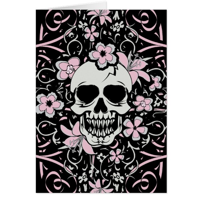Girly Vintage Skull (Front)