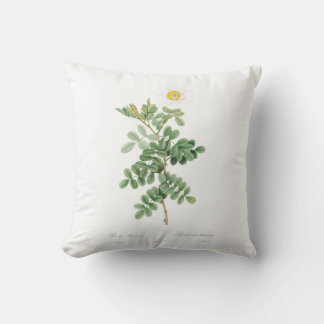 Girly white Rose Botanic Garden Flower Two-Tone Co Cushion