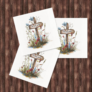 Girly Wild One Napkin