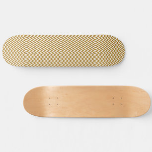 Girly Yellow Wave Skateboard