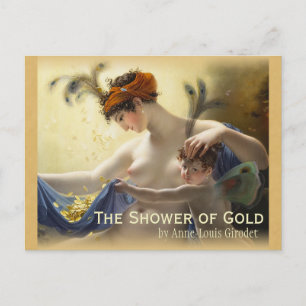 Girodet Shower of Gold CC0680 Postcard