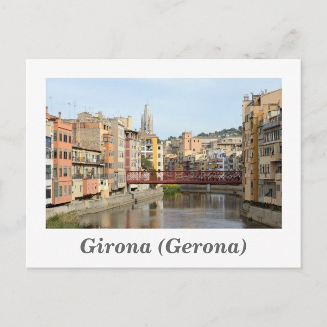 Girona (Gerona) Postcard (Front)