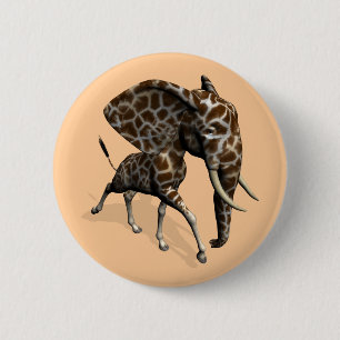 Girphant Or Eleffe 6 Cm Round Badge