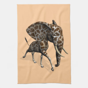 Girphant Or Eleffe Tea Towel