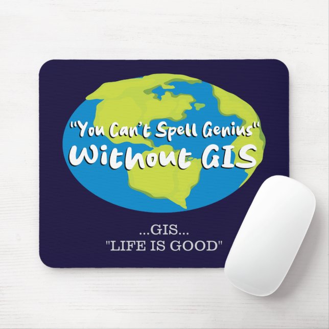 GIS, Geospatial Mousepad (With Mouse)