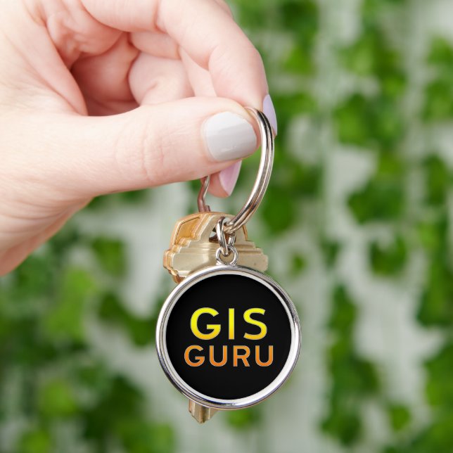 GIS Guru Keychain (Hand)